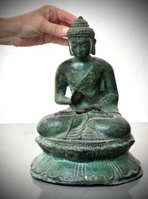 ANTIKE BRONZE BUDDHA SE ASIEN
