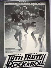 Tutti Frutti Rock' n Roll - Vittorio de Sisti - Little Richard - Werberatschlag