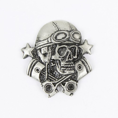 Biker chopper aviator skull - chopper,