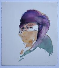Gemälde Aquarell Portrait