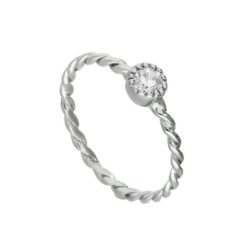Sterlingsilber klar cz - klar,