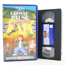 VHS Videokassette Walt Disney Grosse Pause die Geheime Mission Gut