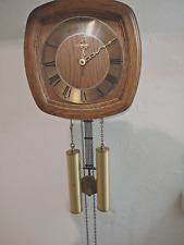 Dugena Wanduhr mit Lyra-Pendel Eiche rustikal