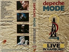 Depeche Mode ‘Live In Hamburg’ (1985) VHS Cover Slip Art