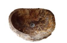 Waschbecken aus Versteinertem Holz – Naturstein Unikat 53 cm RBS1271