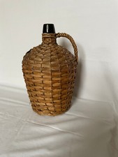 Weinballon umflochten mit Henkel.  Gallone. Gärballon