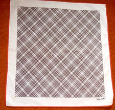 Chices Tuch v. FISBA-STOFFELS klassisches Glencheck-Karo feiner Mako-Batist TOP