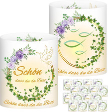 Große Windlichter Tischdeko