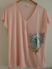 VA Milano Damen Shirt Tunika T-Shirt  Bluse Hänger Pusteblume Aufdruck Gr.38 Neu