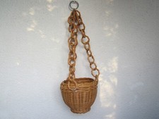BLUMENAMPEL / HÄNGEKORB Ø 25CM / RATTAN!