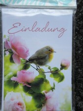 5 Einladungskarten Karten mit