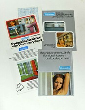 Duscholux - Spiegelschränke/Duschtrennwände Werbeprospekt 1971