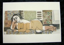 Kunstpostkarte: Pablo Picasso: Femme nue allongée, 1915