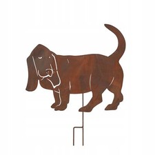 GARTENDEKORATION Basset hound