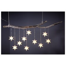 3D Leuchtstern Weihnachtsstern 10 St LED Stern Lichterkette für Außen Innen NEU