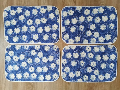 Vintage 90er stoff platzset - 90er, 4x