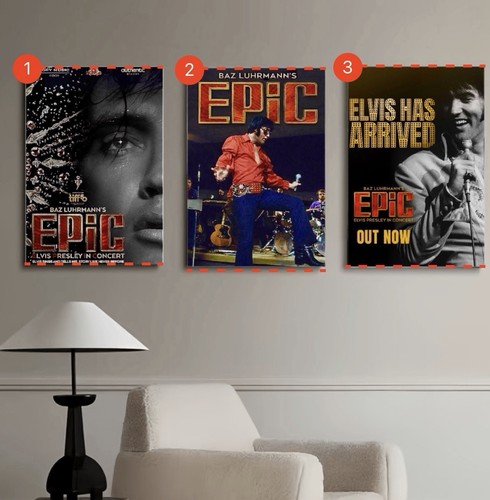 Elvis presley epic poster - elvis,