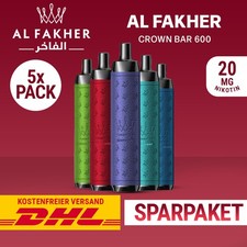 5 x Al Fakher Crown Bar 600