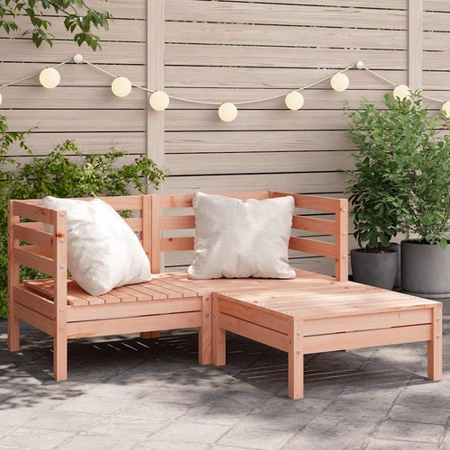 Gartensofa sitzer mit hocker - mit,