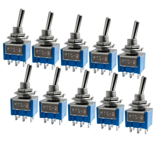 10x miniatur kippschalter mit - miniatur-kippschalter,