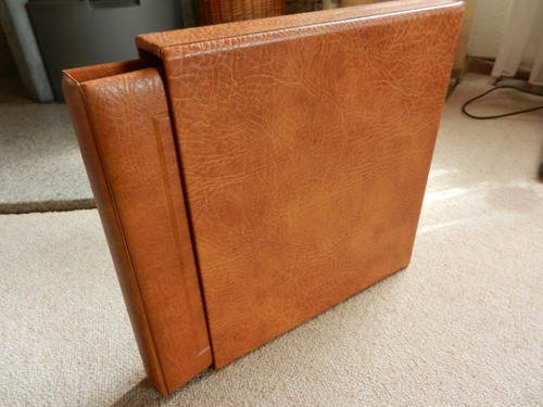 Safe lederfarbener ringbinder - safe,