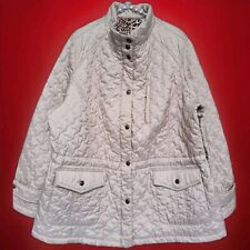 "POMPÖÖS" DESIGNER-STEPPJACKE BY HARALD GLÖCKLER XXL 50/52 SAND ZEITLOS STILVOLL