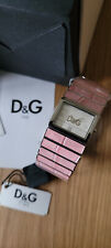 D&G/Dolce & Gabbana Uhr #1600-rosa Armband oder Armbanduhr DW0083 Umfang 16-20