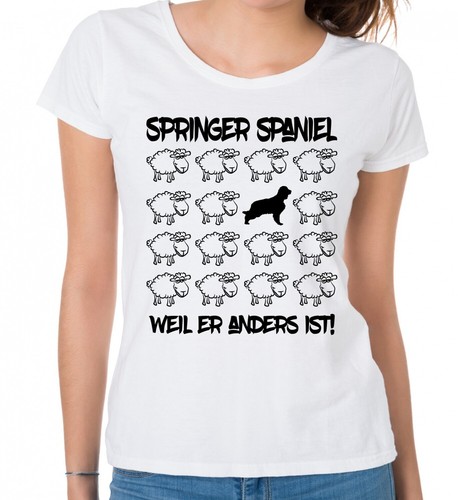 Springer spaniel damen - damen, t-shirt