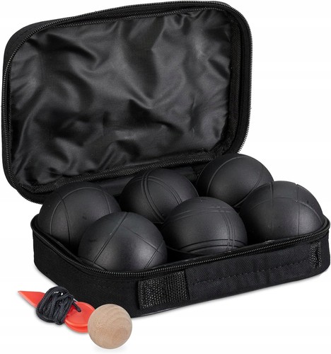 Relaxdays boule set kugeln - boule-set, 6