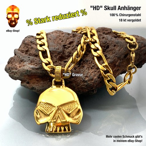 Skull kt vergoldet - 1, 18