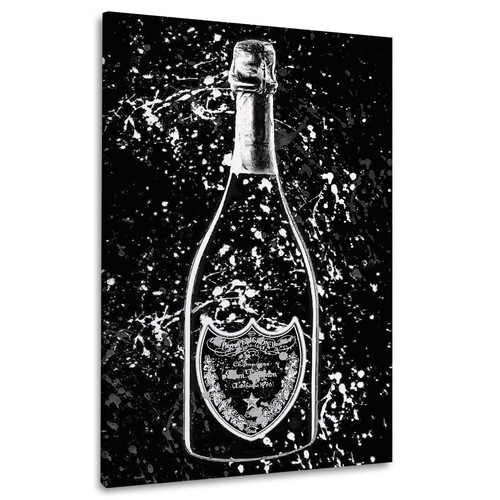 Champagner flasche pop - pop, art