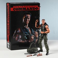 NECA Ultimate Commando John Matrix Arnold Schwarzenegger 18cm Actionfigur Modell