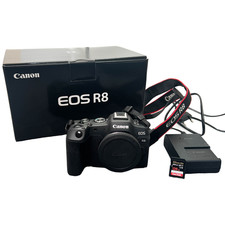 Canon EOS R8 (Gehäuse) – 24,2 MP Vollformat-Systemkamera Dual Pixel CMOS AF II