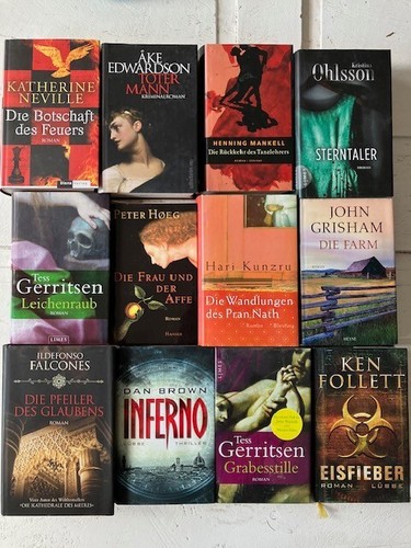 Buchpaket krimi thriller - thriller, 12