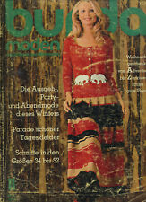 Burda-1973- Nr.11 -  Mit Schnittmusterbögen - Ausgeh Party - Abendmode -Winter
