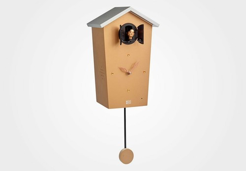 Kookoo birdhouse gold copper - birdhouse,