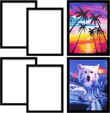 4 Pack Diamond Painting Rahmen, Schwarz Diamond Painting Bilderrahmen, 30X40 cm
