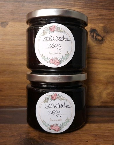 Süßkirschen gelee - gelee, (dunkel)