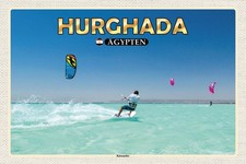 Holzschild 12x18 cm Hurghada