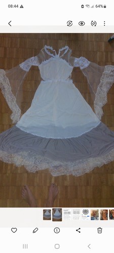 Elfenkleid feenkleid weiß - elfenkleid,