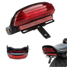 Tri-Bar Fender LED Rücklicht Halterung Rot für Harley Davidson Dyna Fat Bob FXDF