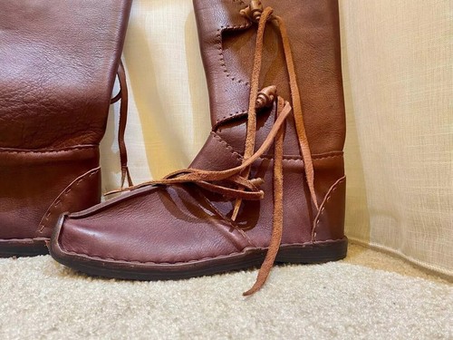 Mittelalter braun leder - braun,