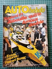 AO074 Revue Auto Hebdo 1980