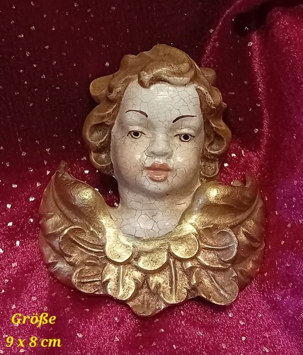Holzfigur engelskopf barock - holzfigur, "engelskopf