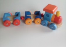 Goki Kleinkinder Holz Eisenbahn