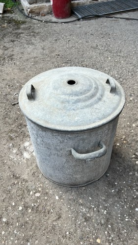 Antiker einkochtopf aus zink - einkochtopf,