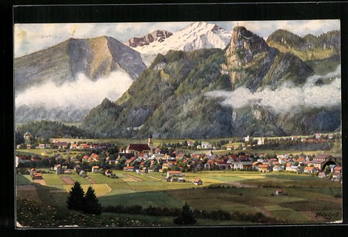 Künstler vinzenz - künstler-ak,