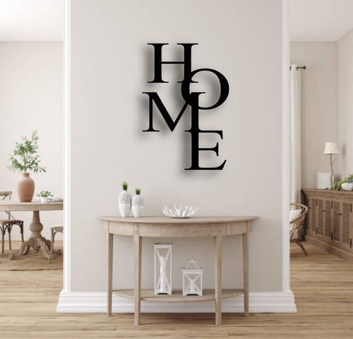 Home holzschriftzug - home,