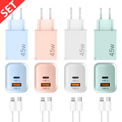 45w schnellladegerät usb - schnellladegerät, usb-c