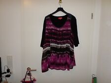 Mehrfarbiges Oberteil von Thea 42 plus Größe 50 gebraucht